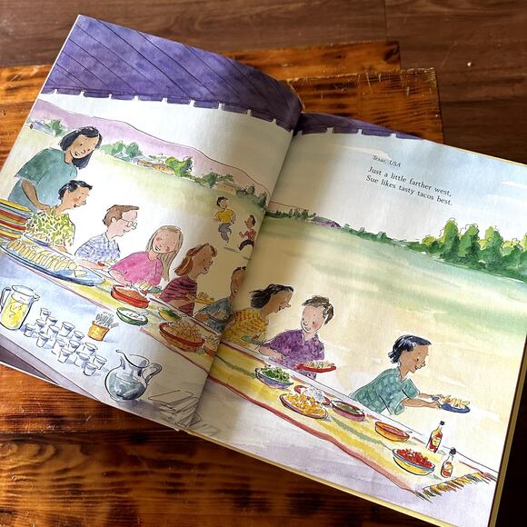 Vintage 1995 This Is The Way We Eat Our Lunch Hardcover Book - Picture 6 of 10